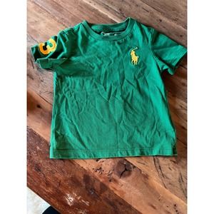 Ralph Lauren green big pony tee size 18 months